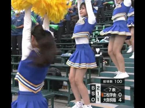 <span class="title">【パンチラ放送事故】TV中継がやらかし！甲子園球場のJKチアリーダーの美少女のパンティ映り込みｗｗｗ</span>